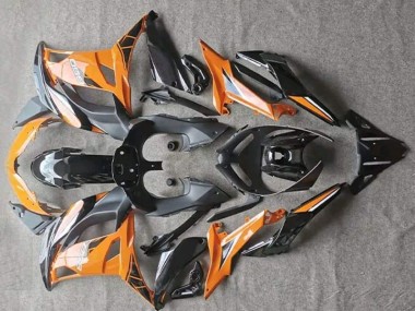 Brillant Orange Noir Carénage Moto EX650 2017-2019