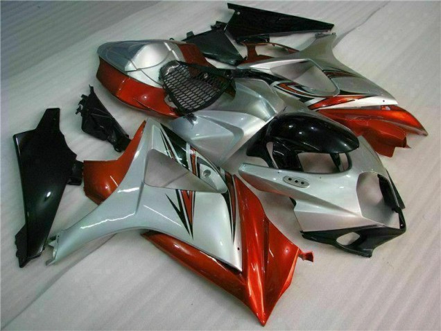 Brun Argent Carénage Moto GSXR 1000 K7 2007-2008