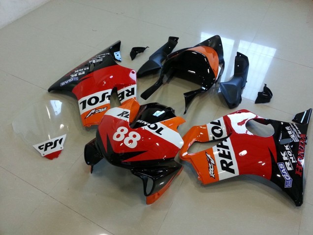 Courses Repsol 88 Carénage Moto CBR 600 F4i 2001-2003 Courses Repsol 88 Carénage Moto CBR 600 F4i 2001-2003