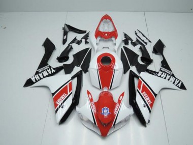 Factory Rouge Blanc Carénage Moto R1 2007-2008
