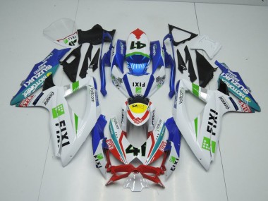 Fixi Light Bleu Carénage Moto GSXR 1000 K9 2009-2016