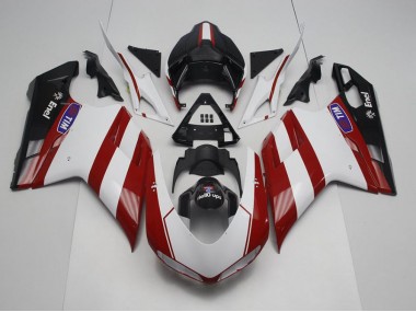 Generali avec No Logo Carénage Moto Ducati 848 1098 1198 2007-2014
