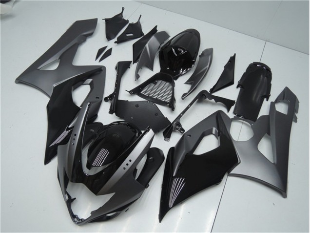 Gris Noir Carénage Moto GSXR 1000 K5 2005-2006 Gris Noir Carénage Moto GSXR 1000 K5 2005-2006