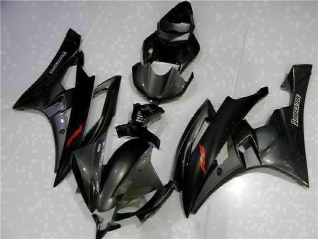 Gris Noir Carénages Moto R6 2006-2007