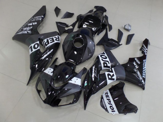Gris Repsol Carénage Moto CBR 1000 RR 2006-2007 Gris Repsol Carénage Moto CBR 1000 RR 2006-2007