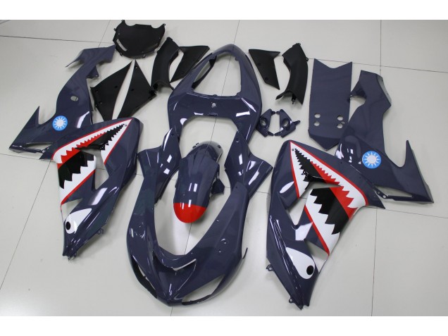 Gris Requin Carénage Moto ZX10R 2006-2007