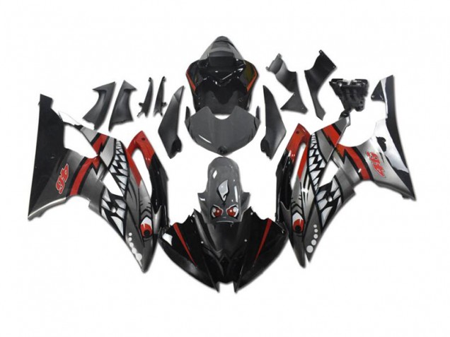 Gris Rouge Requin Carénage Moto R6 2008-2016