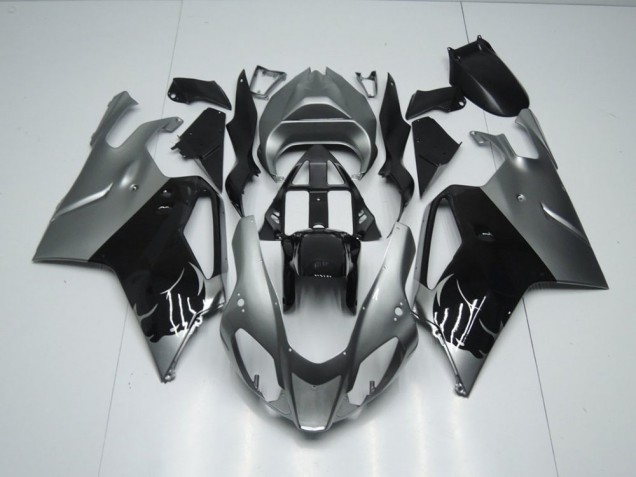 Gris et Noir Carénage Moto RSV 1000 2003-2006