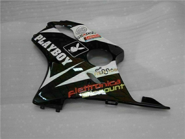 Jaune Argent Noir Playboy Carénage Moto CBR 600 F4i 2001-2003