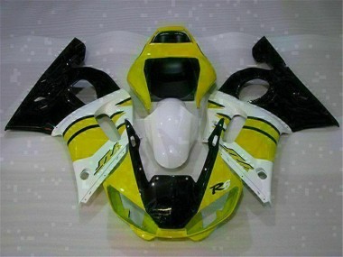 Jaune Blanc Carénage Moto R6 1998-2002