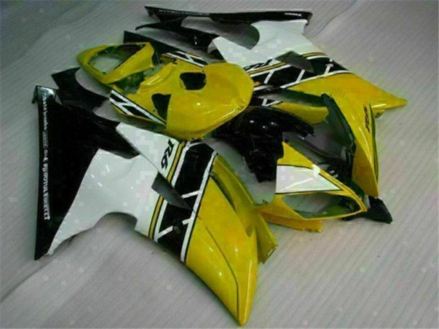 Jaune Blanc Carénage Moto R6 2008-2016 Jaune Blanc Carénage Moto R6 2008-2016