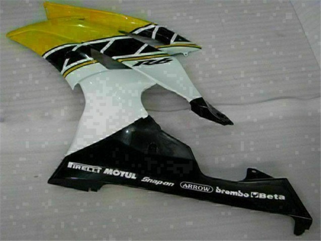 Jaune Blanc Carénage Moto R6 2008-2016 Jaune Blanc Carénage Moto R6 2008-2016