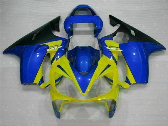 Jaune Bleu Carénage Moto CBR 600 F4i 2001-2003