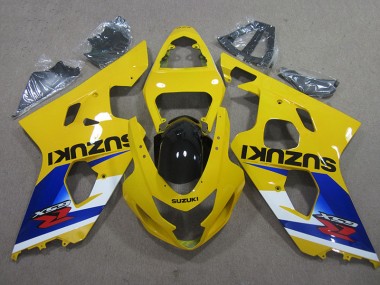 Jaune Bleu Carénage Moto GSXR 600 K4 2004-2005