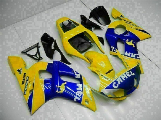 Jaune Bleu Carénage Moto R6 1998-2002 Jaune Bleu Carénage Moto R6 1998-2002