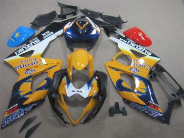 Jaune Bleu Corona Extra Carénage Moto GSXR 1000 K5 2005-2006