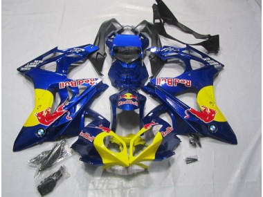 Jaune Bleu Red Bull Carénage Moto S1000RR 2009-2014
