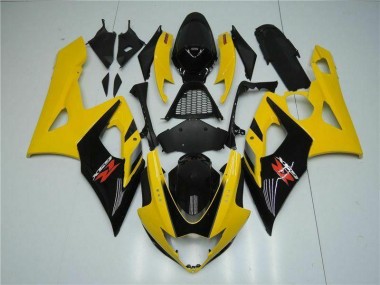 Jaune Carénage Moto GSXR 1000 K5 2005-2006