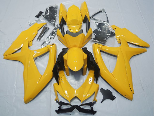 Jaune Carénage Moto GSXR 750 K8 2008-2010