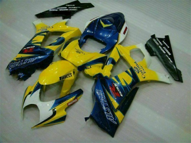 Jaune Carénages Moto GSXR 1000 K7 2007-2008 Jaune Carénages Moto GSXR 1000 K7 2007-2008
