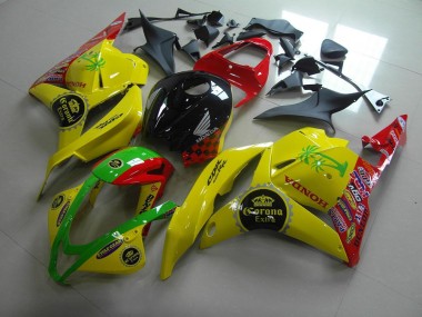 Jaune Corona Extra Carénage Moto CBR 600 RR 2009-2012