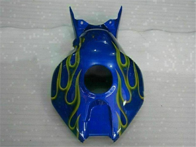Jaune Flamme Bleu Carénage Moto CBR 1000 RR 2006-2007 Jaune Flamme Bleu Carénage Moto CBR 1000 RR 2006-2007