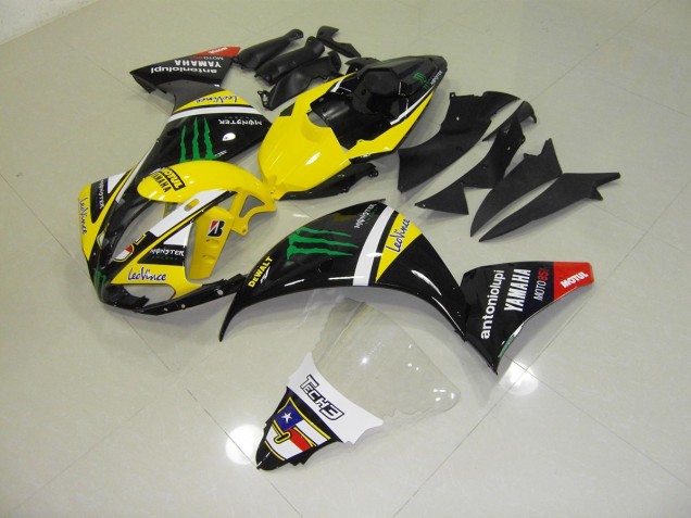 Jaune Monster Carénages Moto R1 2009-2011 Jaune Monster Carénages Moto R1 2009-2011