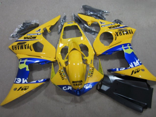 Jaune Motul Carénage Moto R6 2003-2005 Jaune Motul Carénage Moto R6 2003-2005