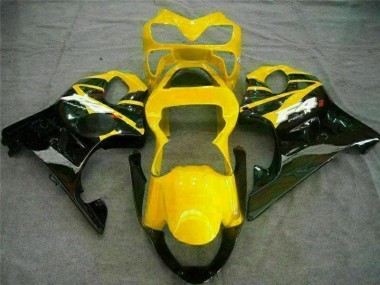 Jaune Noir Carénage Moto CBR 600 F4i 2001-2003