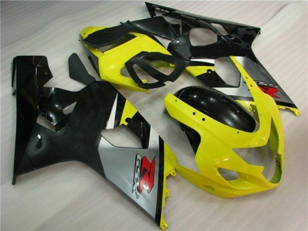 Jaune Noir Carénages Moto GSXR 600 / 750 K4 2004-2005