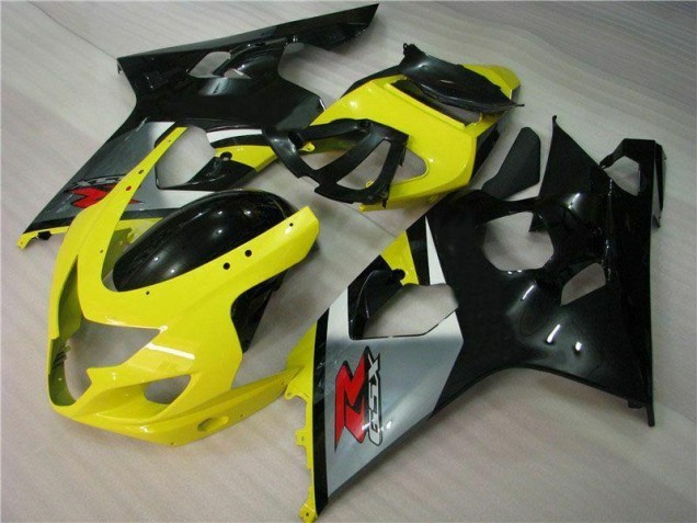 Jaune Noir Carénages Moto GSXR 600 / 750 K4 2004-2005