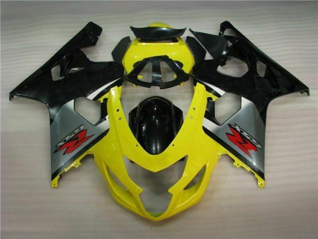 Jaune Noir Carénages Moto GSXR 600 / 750 K4 2004-2005