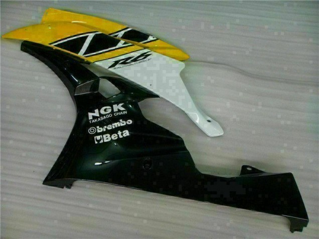 Jaune Noir Carénages Moto R6 2006-2007 Jaune Noir Carénages Moto R6 2006-2007