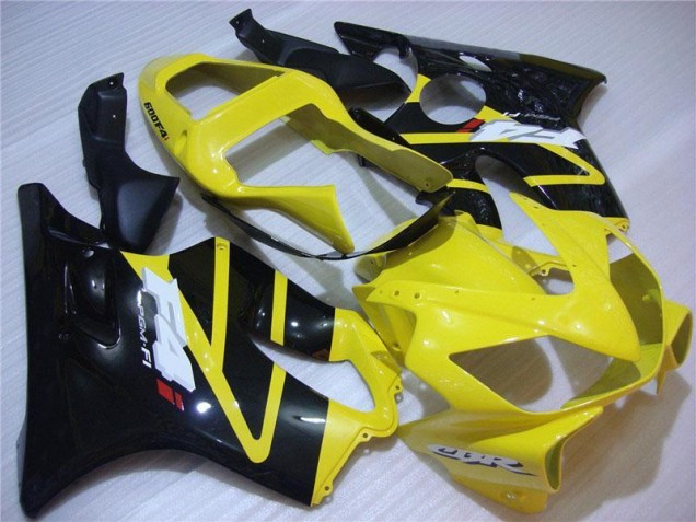 Jaune Noir Carrosserie Moto CBR 600 F4i 2001-2003 Jaune Noir Carrosserie Moto CBR 600 F4i 2001-2003