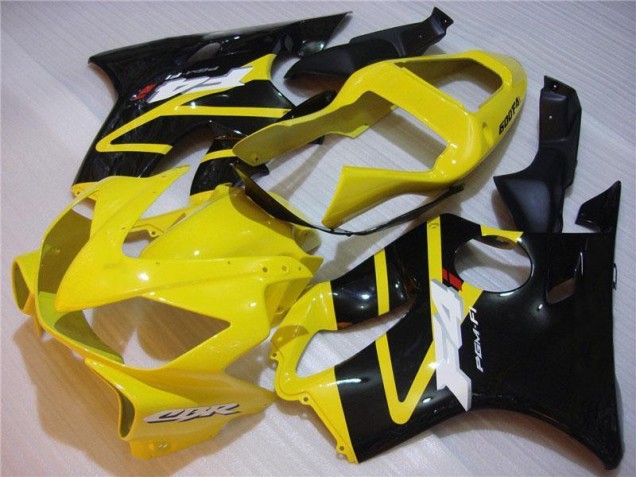 Jaune Noir Carrosserie Moto CBR 600 F4i 2001-2003 Jaune Noir Carrosserie Moto CBR 600 F4i 2001-2003