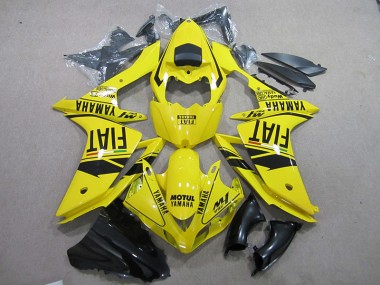 Jaune Noir Motul Fiat Carénage Moto R1 2007-2008