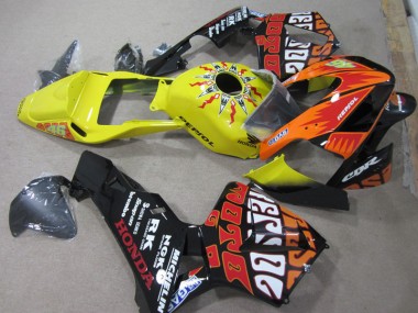 Jaune Noir Repsol 46 Carénage Moto CBR 600 RR 2003-2004