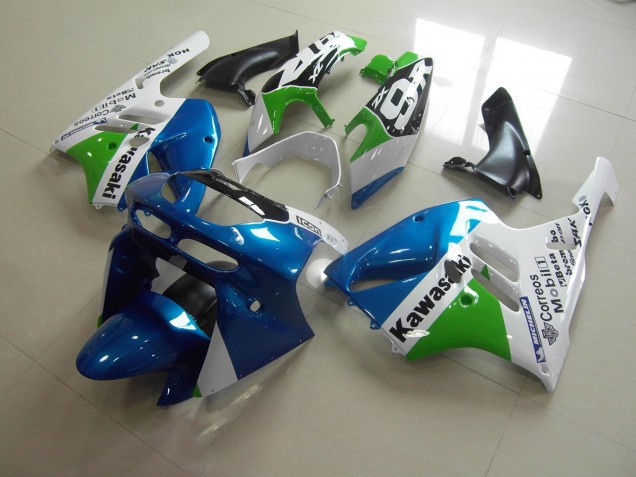 Light Bleu Blanc Carénage Moto ZX9R 1994-1997 Light Bleu Blanc Carénage Moto ZX9R 1994-1997