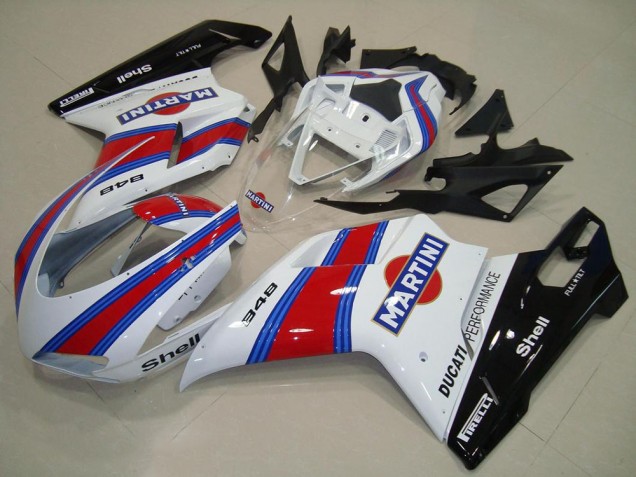 Martini Carénage Moto Ducati 848 1098 1198 2007-2014 Martini Carénage Moto Ducati 848 1098 1198 2007-2014