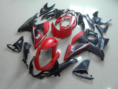 Matte Rouge Noir Carénage Moto GSXR 1000 K9 2009-2016