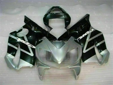 Noir Argent Carénage Moto CBR 600 F4i 2001-2003