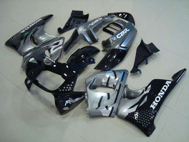 Noir Argent Carénage Moto CBR 900 RR 893 1996-1997 Noir Argent Carénage Moto CBR 900 RR 893 1996-1997