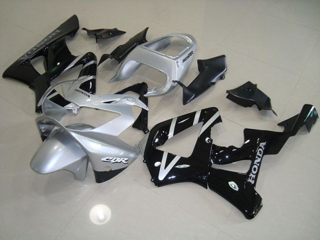 Noir Argent Carénage Moto CBR 900 RR 929 2000-2001