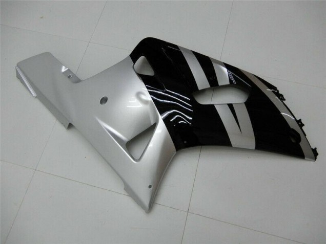 Noir Argent Carénage Moto GSXR 600 / 750 K1 K2 K3 2001-2003 Noir Argent Carénage Moto GSXR 600 / 750 K1 K2 K3 2001-2003