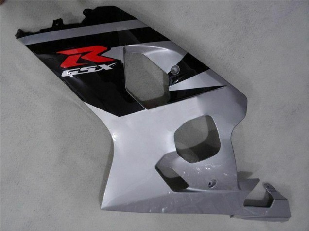 Noir Argent Carénage Moto GSXR 600 / 750 K4 2004-2005