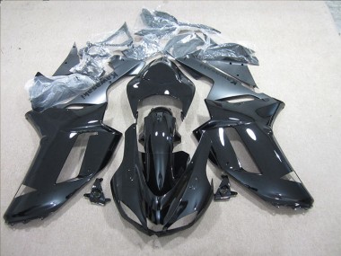 Noir Argent Carénage Moto ZX6R 2007-2008