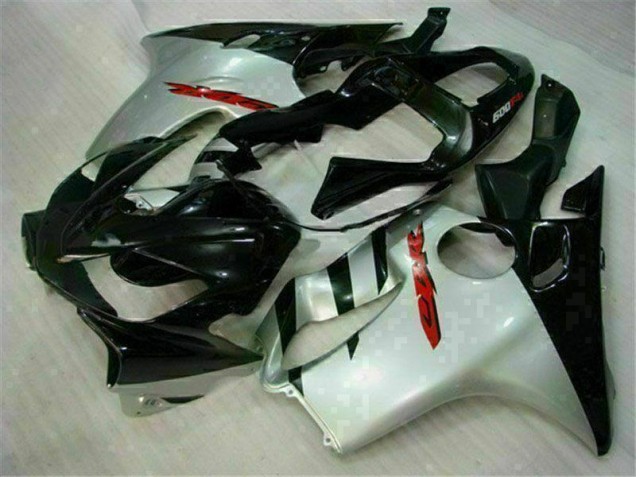 Noir Argent Carénages Moto CBR 600 F4i 2001-2003 Noir Argent Carénages Moto CBR 600 F4i 2001-2003