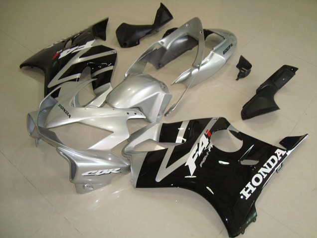 Noir Argent Carrosserie Moto CBR 600 F4i 2004-2007 Noir Argent Carrosserie Moto CBR 600 F4i 2004-2007
