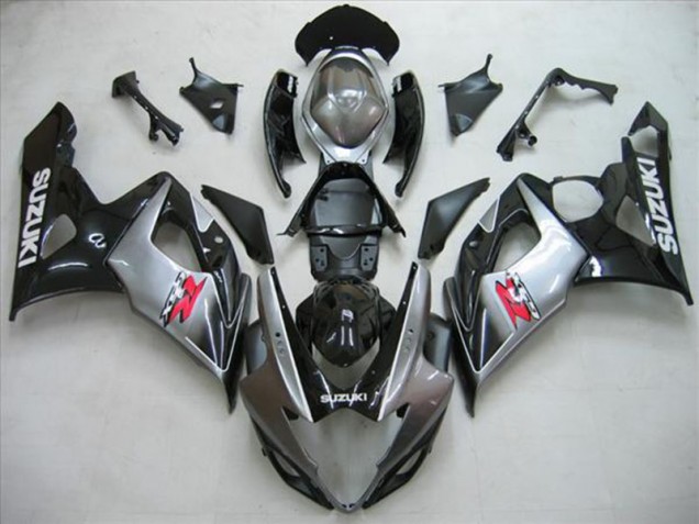 Noir Argent Gris Carénage Moto GSXR 1000 K5 2005-2006