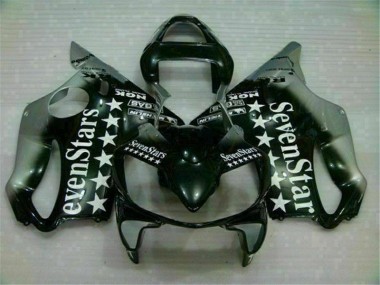 Noir Argent SevenStarss Carénage Moto CBR 600 F4i 2001-2003